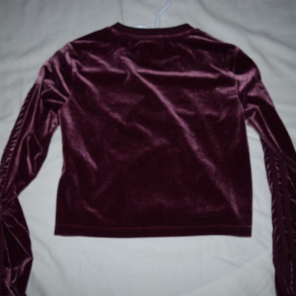 Adidas Cropped Velvet Long Sleeve - Picture 4 of 4